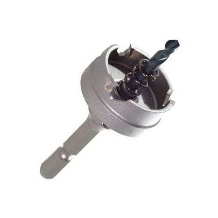 Champion Cutting Tool 5/8in CT3 Carbide Tipped Hole Cutter, Special Tungsten Carbide Teeth, Pilot Drill & Ejector Spring CHA CT3-5/8